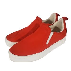 H&M Women's Red Slip On Sneakers Size 6